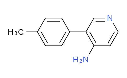 CAS No. 1341149-33-4, 3-(p-Tolyl)pyridin-4-amine