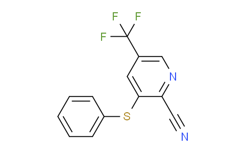 CAS No. 1449117-61-6, 3-(Phenylthio)-5-(trifluoromethyl)picolinonitrile