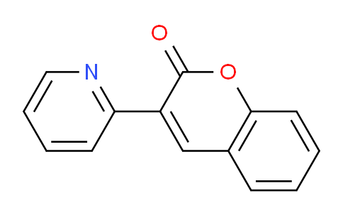 CAS No. 837-97-8, 3-(Pyridin-2-yl)-2H-chromen-2-one