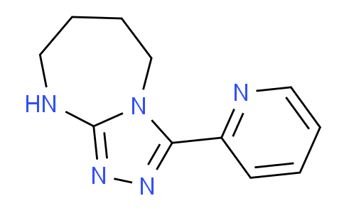 CAS No. 1389313-36-3, 3-(Pyridin-2-yl)-6,7,8,9-tetrahydro-5H-[1,2,4]triazolo[4,3-a][1,3]diazepine