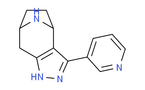 CAS No. 1708250-48-9, 3-(Pyridin-3-yl)-1,4,5,6,7,8-hexahydro-4,7-epiminocyclohepta[c]pyrazole