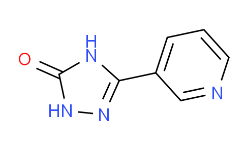 CAS No. 59282-83-6, 3-(Pyridin-3-yl)-1H-1,2,4-triazol-5(4H)-one