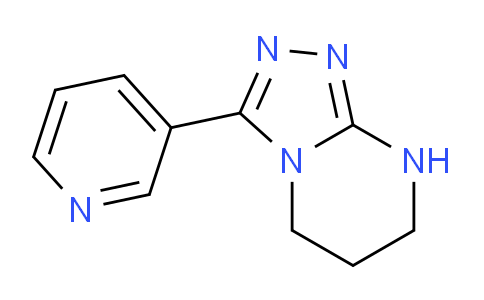 CAS No. 863711-82-4, 3-(Pyridin-3-yl)-5,6,7,8-tetrahydro-[1,2,4]triazolo[4,3-a]pyrimidine