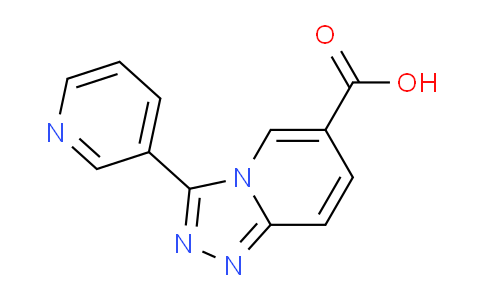 CAS No. 1082166-27-5, 3-(Pyridin-3-yl)-[1,2,4]triazolo[4,3-a]pyridine-6-carboxylic acid