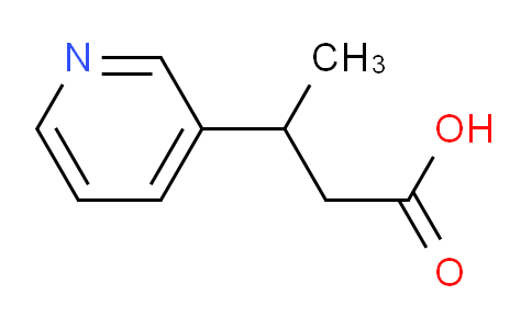 CAS No. 916262-57-2, 3-(Pyridin-3-yl)butanoic acid
