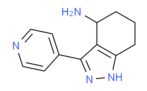 CAS No. 1710202-60-0, 3-(Pyridin-4-yl)-4,5,6,7-tetrahydro-1H-indazol-4-amine