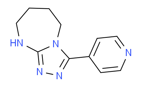 CAS No. 775260-07-6, 3-(Pyridin-4-yl)-6,7,8,9-tetrahydro-5H-[1,2,4]triazolo[4,3-a][1,3]diazepine