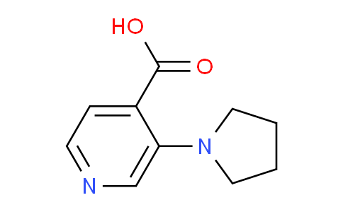 CAS No. 1257901-68-0, 3-(Pyrrolidin-1-yl)isonicotinic acid