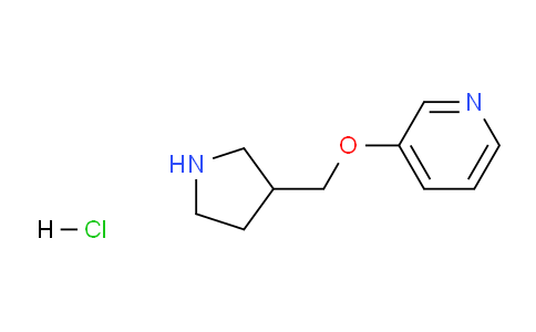 CAS No. 1220016-83-0, 3-(Pyrrolidin-3-ylmethoxy)pyridine hydrochloride