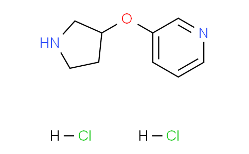 CAS No. 1185083-43-5, 3-(Pyrrolidin-3-yloxy)pyridine dihydrochloride