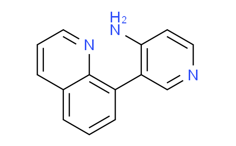 CAS No. 1125412-18-1, 3-(Quinolin-8-yl)pyridin-4-amine