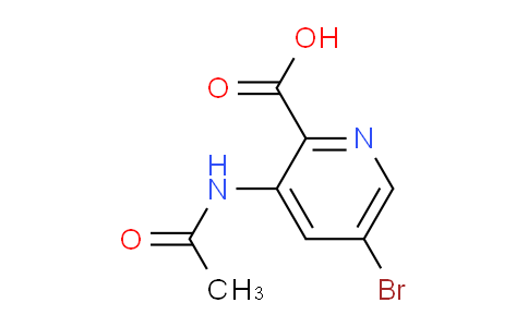 CAS No. 1820704-68-4, 3-Acetamido-5-bromopicolinic acid
