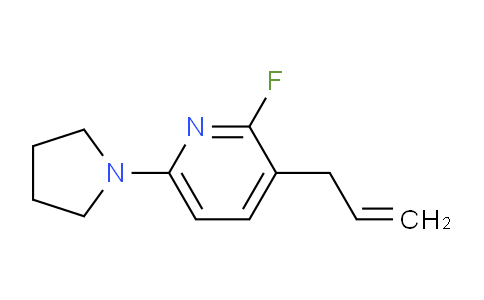 CAS No. 1203499-59-5, 3-Allyl-2-fluoro-6-(pyrrolidin-1-yl)pyridine