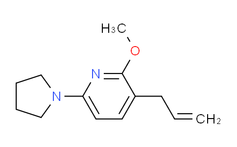 CAS No. 1228666-15-6, 3-Allyl-2-methoxy-6-(pyrrolidin-1-yl)pyridine