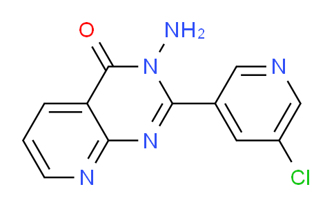 CAS No. 1123782-56-8, 3-Amino-2-(5-chloropyridin-3-yl)pyrido[2,3-d]pyrimidin-4(3H)-one