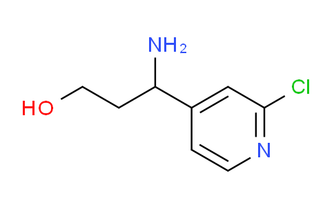 CAS No. 1270463-53-0, 3-Amino-3-(2-chloropyridin-4-yl)propan-1-ol