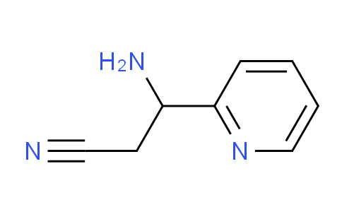 CAS No. 1270489-77-4, 3-Amino-3-(pyridin-2-yl)propanenitrile