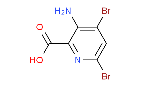 CAS No. 1073182-93-0, 3-Amino-4,6-dibromopicolinic acid