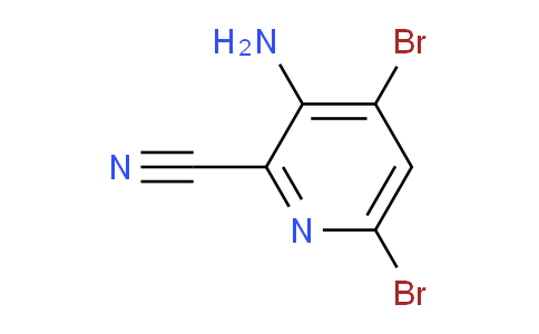 CAS No. 1073182-92-9, 3-Amino-4,6-dibromopicolinonitrile