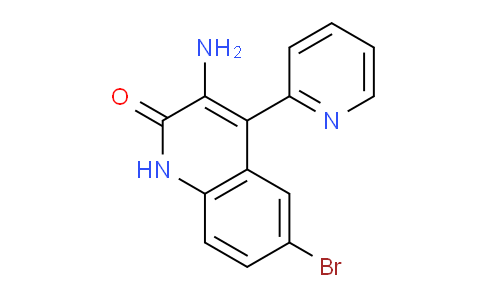 CAS No. 77616-97-8, 3-Amino-6-bromo-4-(pyridin-2-yl)quinolin-2(1H)-one