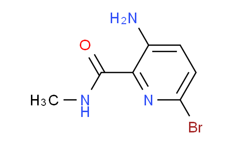 CAS No. 1380303-51-4, 3-Amino-6-bromo-N-methylpicolinamide