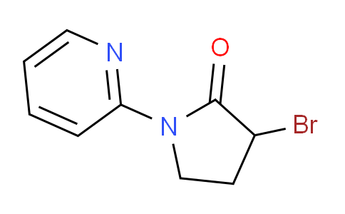 CAS No. 178946-27-5, 3-Bromo-1-(pyridin-2-yl)pyrrolidin-2-one