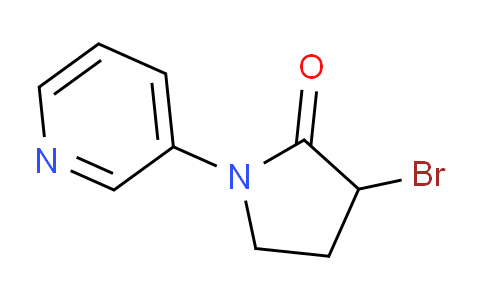 CAS No. 178946-28-6, 3-Bromo-1-(pyridin-3-yl)pyrrolidin-2-one
