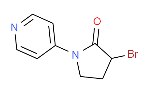 CAS No. 178946-35-5, 3-Bromo-1-(pyridin-4-yl)pyrrolidin-2-one