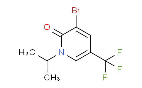 CAS No. 1215205-40-5, 3-Bromo-1-isopropyl-5-(trifluoromethyl)pyridin-2(1H)-one