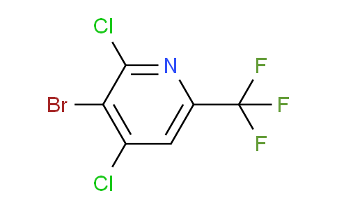 CAS No. 1214330-62-7, 3-Bromo-2,4-dichloro-6-(trifluoromethyl)pyridine