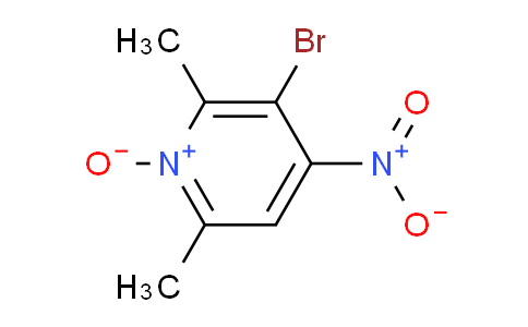 CAS No. 54754-75-5, 3-Bromo-2,6-dimethyl-4-nitropyridine 1-oxide
