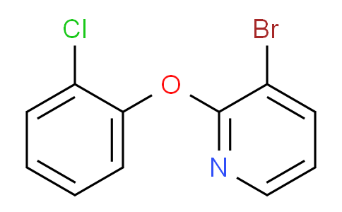 CAS No. 1215809-13-4, 3-Bromo-2-(2-chlorophenoxy)pyridine