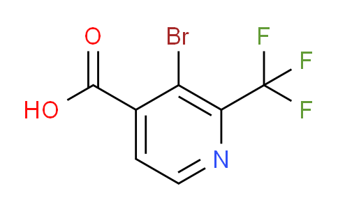 CAS No. 1211588-27-0, 3-Bromo-2-(trifluoromethyl)isonicotinic acid