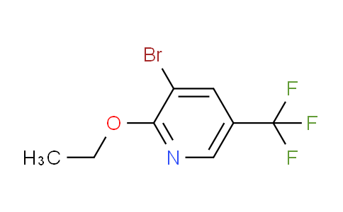 CAS No. 216766-05-1, 3-Bromo-2-ethoxy-5-(trifluoromethyl)pyridine