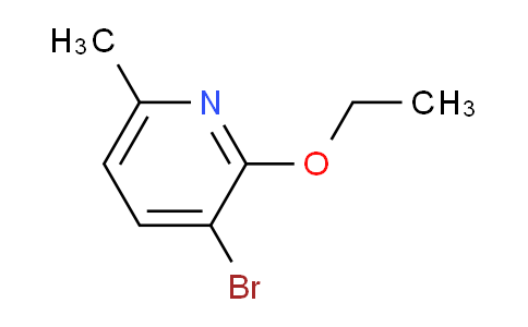 CAS No. 717843-50-0, 3-Bromo-2-ethoxy-6-methylpyridine