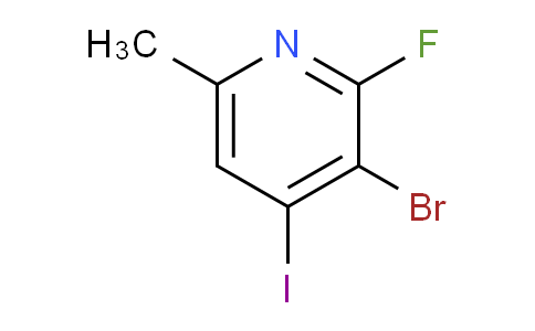 CAS No. 1003711-61-2, 3-Bromo-2-fluoro-4-iodo-6-methylpyridine