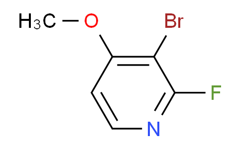CAS No. 1256789-70-4, 3-Bromo-2-fluoro-4-methoxypyridine