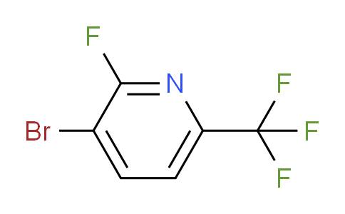 CAS No. 1159512-36-3, 3-Bromo-2-fluoro-6-(trifluoromethyl)pyridine