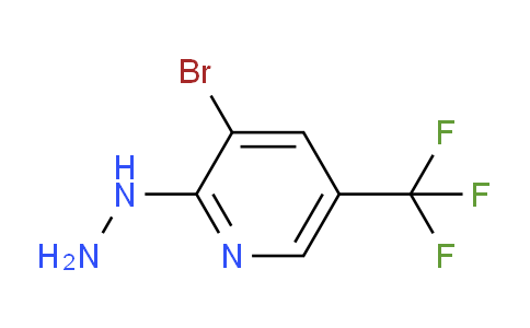 CAS No. 89570-86-5, 3-Bromo-2-hydrazinyl-5-(trifluoromethyl)pyridine