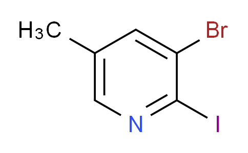 CAS No. 1211542-16-3, 3-Bromo-2-iodo-5-methylpyridine