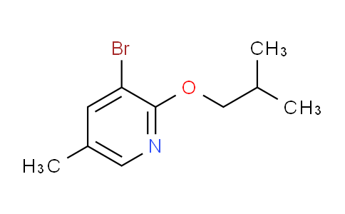 CAS No. 1255574-44-7, 3-Bromo-2-isobutoxy-5-methylpyridine