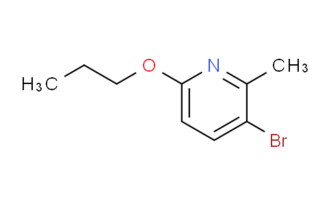 CAS No. 1280786-78-8, 3-Bromo-2-methyl-6-propoxypyridine