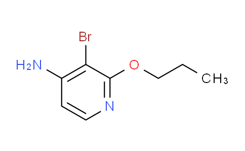 CAS No. 1563530-65-3, 3-Bromo-2-propoxypyridin-4-amine
