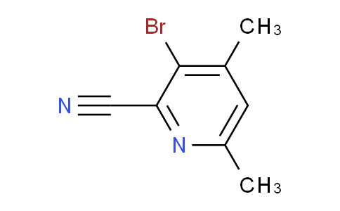 CAS No. 97308-39-9, 3-Bromo-4,6-dimethylpicolinonitrile