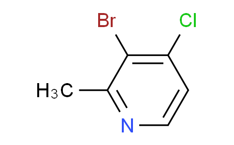 CAS No. 1188023-70-2, 3-Bromo-4-chloro-2-methylpyridine