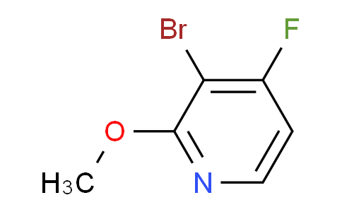 CAS No. 1256810-67-9, 3-Bromo-4-fluoro-2-methoxypyridine