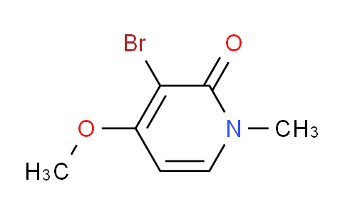 CAS No. 920490-72-8, 3-Bromo-4-methoxy-1-methylpyridin-2(1H)-one