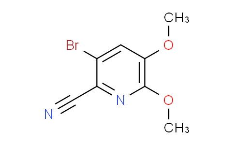 CAS No. 1333147-36-6, 3-Bromo-5,6-dimethoxypicolinonitrile