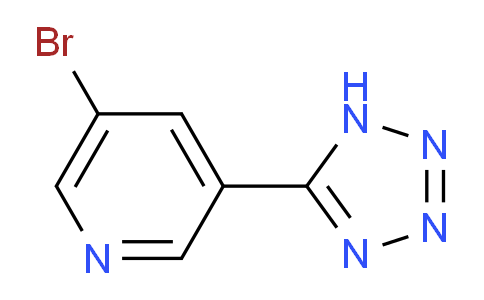 CAS No. 211943-13-4, 3-Bromo-5-(1H-tetrazol-5-yl)pyridine