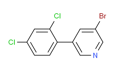CAS No. 675590-24-6, 3-Bromo-5-(2,4-dichlorophenyl)pyridine
